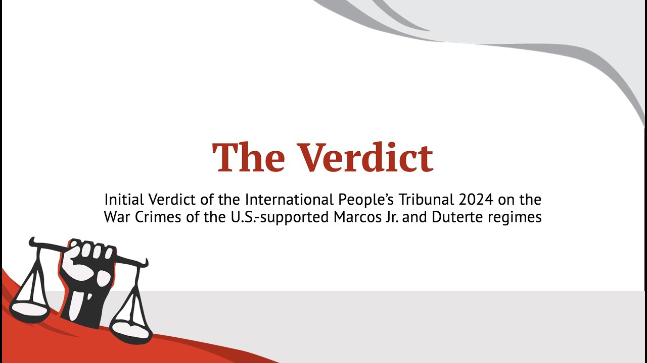 Full Verdict of the International People's Tribunal 2024